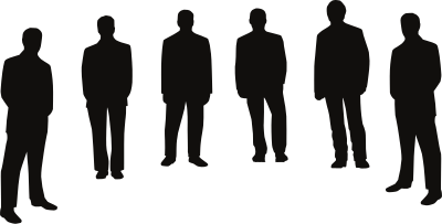 Group of businesspeople clipart