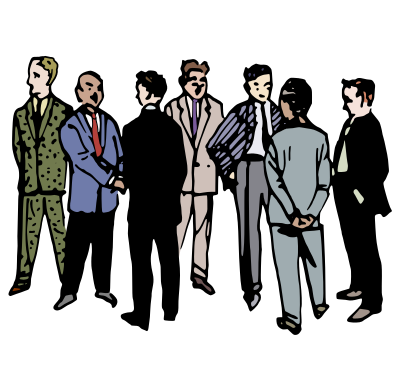 Group of Workers - Colour clipart