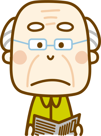 Grumpy Old Man (#1) clipart