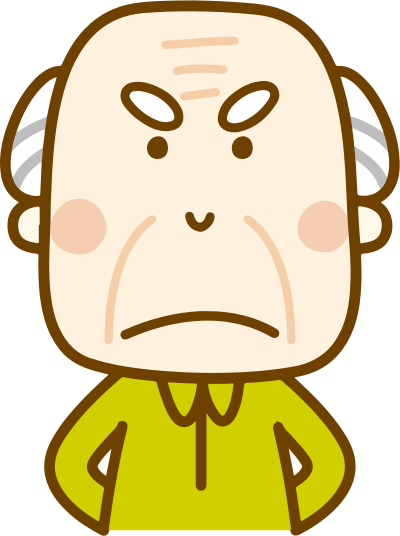 Grumpy Old Man (#2) clipart