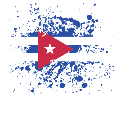 Grungy Cuban flag clipart