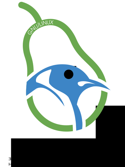 Grusha GNU/Linux logo clipart
