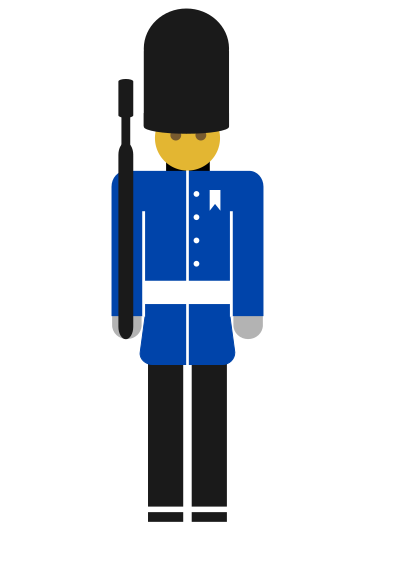 GUARDIA INGLESE clipart