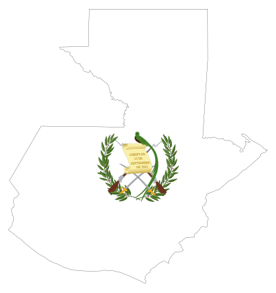 Guatemala Map Flag clipart