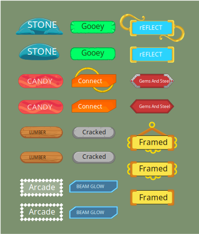 GUI Buttons clipart