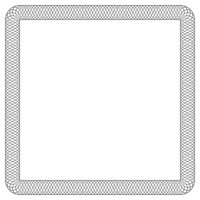 Guilloche Frame 2 clipart