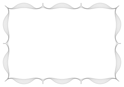 Guilloche-like frame clipart