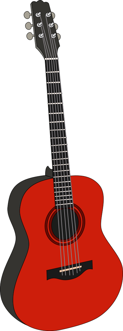 Guitar 1 clipart