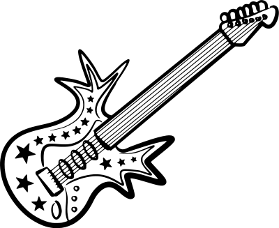 Guitar 2 clipart