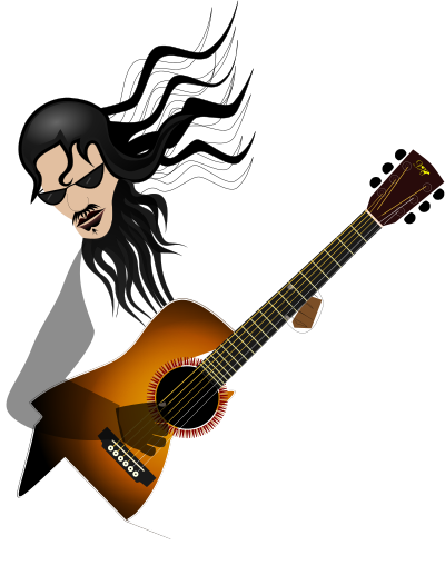 Guitar Dude clipart