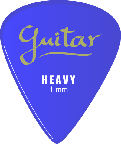 Guitar pick clipart