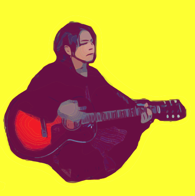 Guitar Playing Woman clipart
