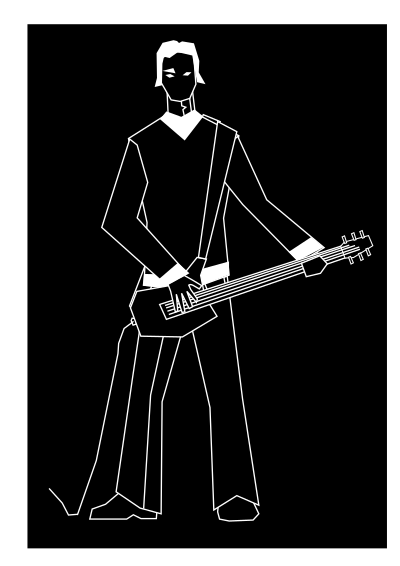 Guitarist clipart