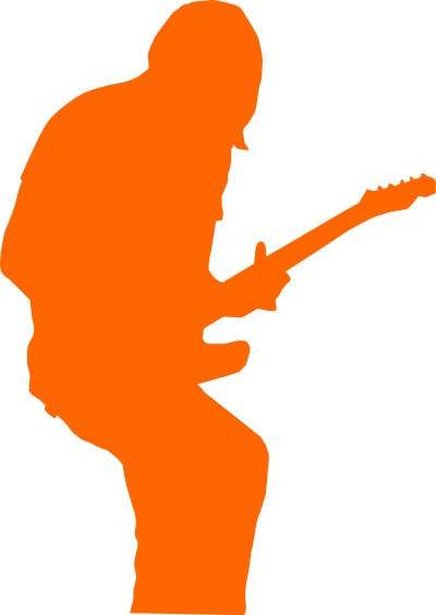 Guitarist-rock clipart