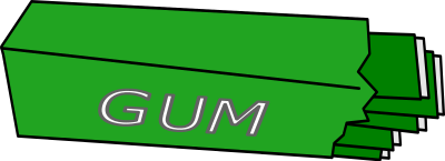 Gum Pack Simple clipart