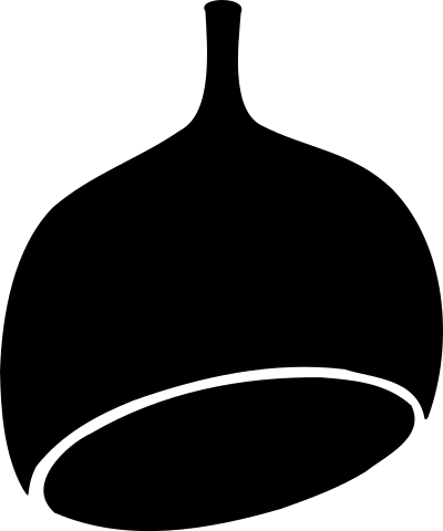 Gumnut black 01 clipart