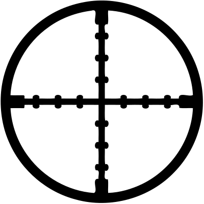 Gun sight clipart
