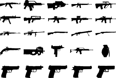 Guns Pack clipart