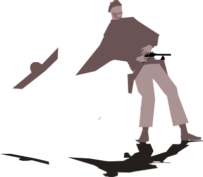 Gunslinger clipart