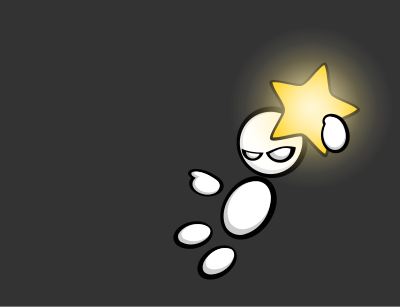 Guy-with-star clipart