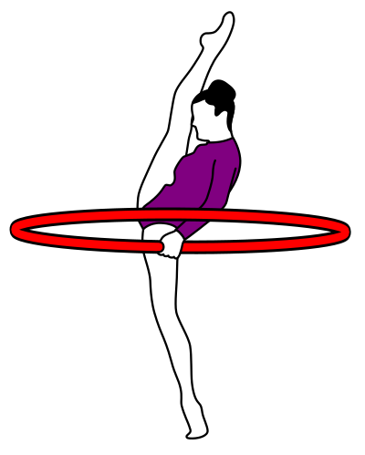Gymnastics Archery clipart