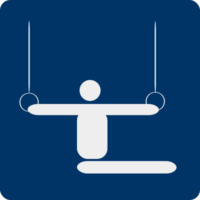 Gymnastics pictogram clipart
