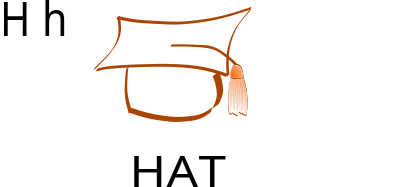 H for Hat clipart