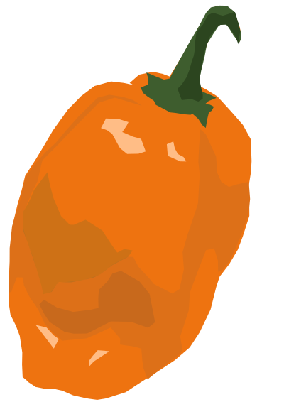 Habanero pepper clipart