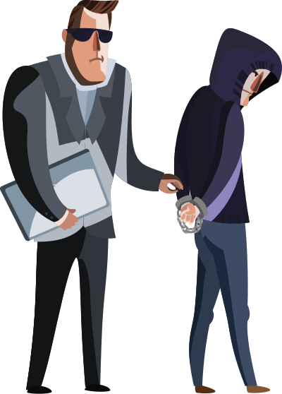 Hacker Arrested clipart