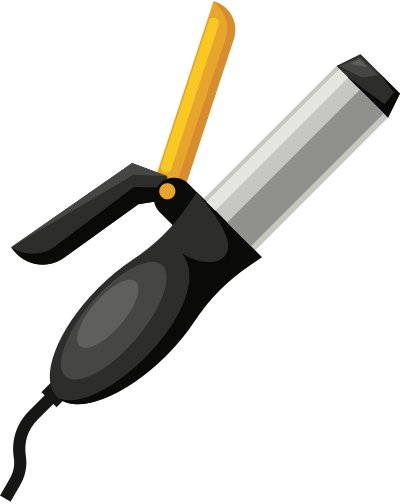 Hair curler clipart