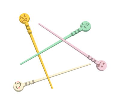 Hair wand clipart