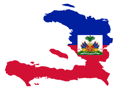Haiti Map Flag clipart