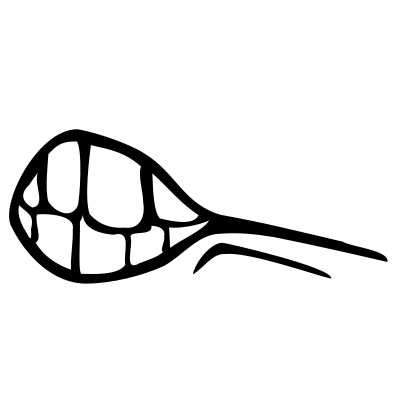 Half open mouth clipart