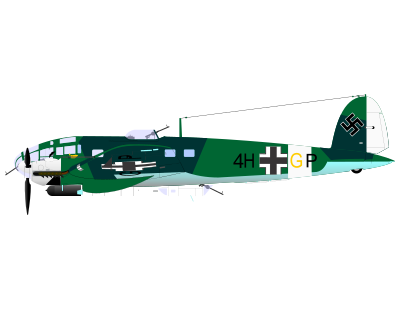 Heinkel He 111 clipart