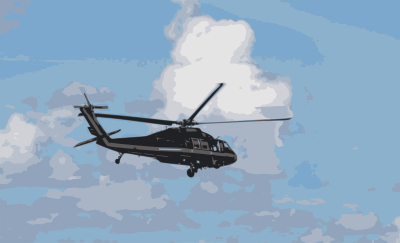 Helicopter in the Sky clipart