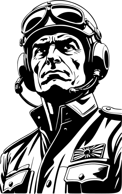 Helicopter pilot clipart