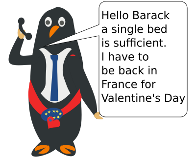 hello Barack! Here is Francis. clipart