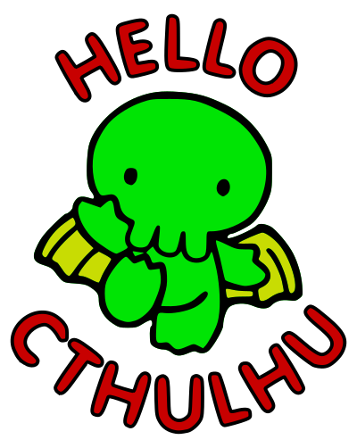 Hello Cthulhu clipart