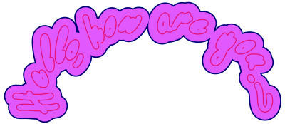 Hello How Are You—Filtered clipart