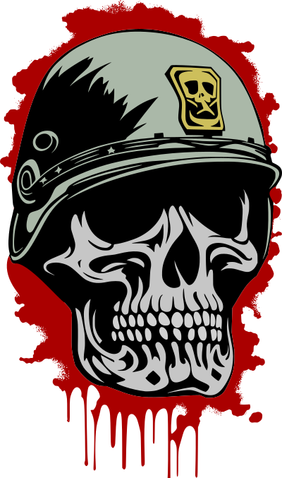 Helmet Skull - Colour Remix clipart
