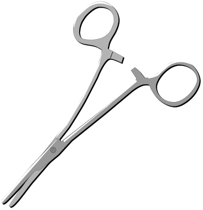 Hemostat clipart