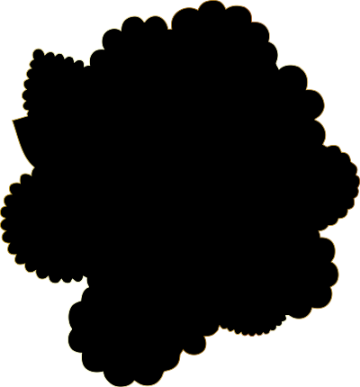 Henna Tattoo Revised Line Art Gold clipart