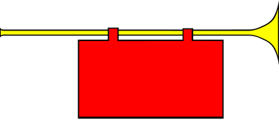 Herald Trumpet (frame) clipart