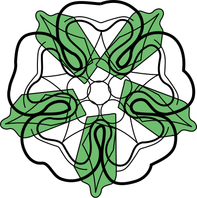 Heraldic Rose clipart