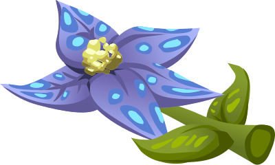 Herbs Silvertongue clipart