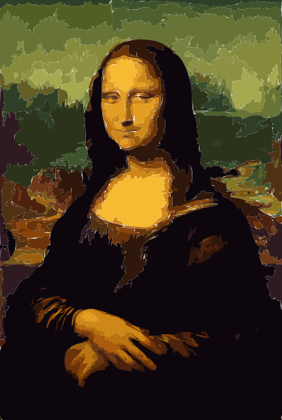 Here is another New Mona Lisa Painting clipart