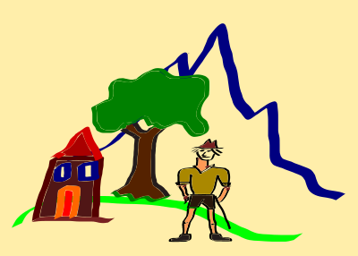 Hero in context clipart