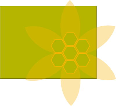 Hexagon background clipart