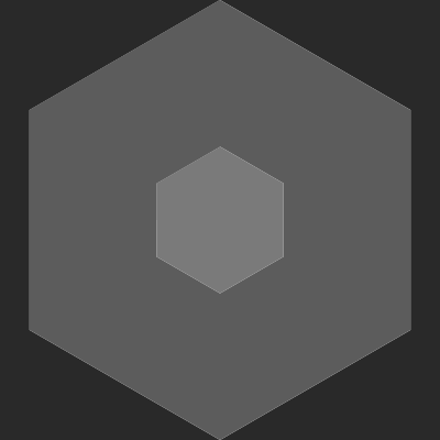 Hexagon loop 2 clipart