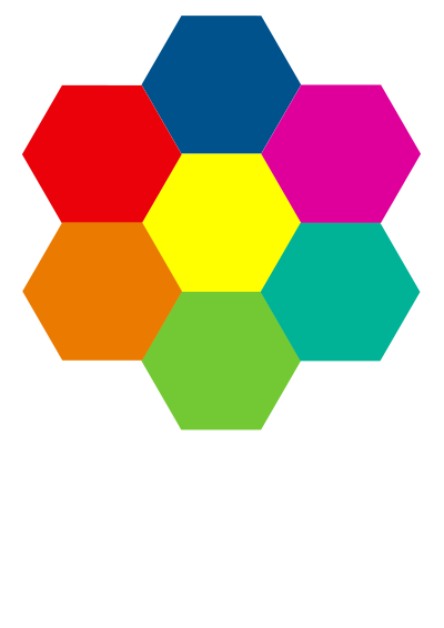 Hexagonal aiflowers clipart